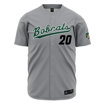 Ohio - NCAA Baseball : Grant Wilson - Grey Jersey-0