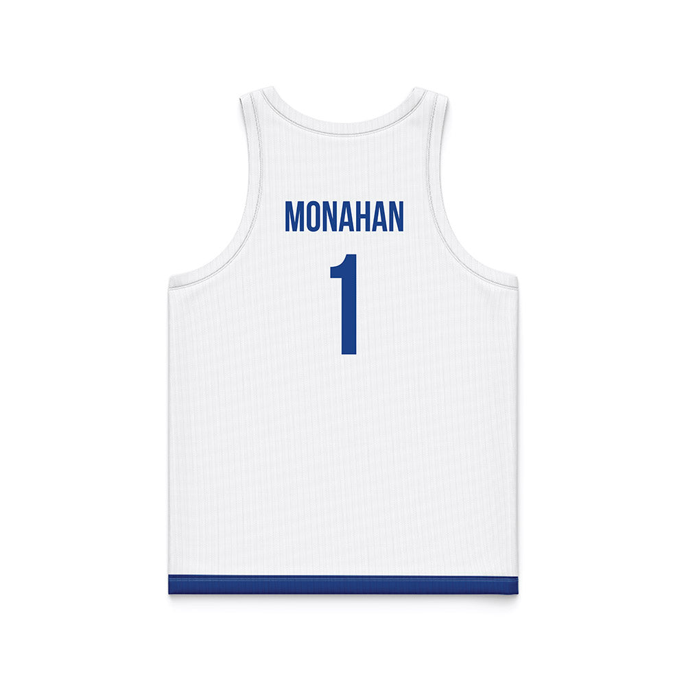 Drake - NCAA Women's Basketball : Mylea Monahan - White Basketball Jersey-1