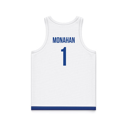 Drake - NCAA Women's Basketball : Mylea Monahan - White Basketball Jersey-1