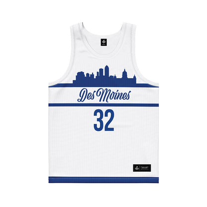 Drake - NCAA Women's Basketball : Allie Myers - White Basketball Jersey-0