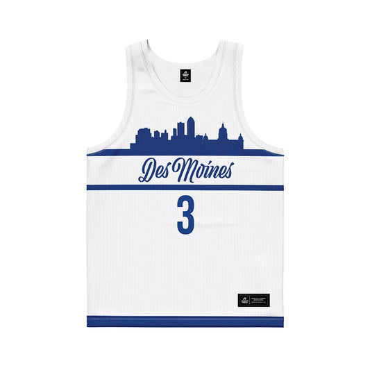Drake - NCAA Women's Basketball : Abbie Aalsma - White Basketball Jersey-0