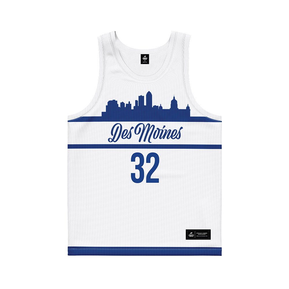 Drake - NCAA Women's Basketball : Allie Myers - White Basketball Jersey-0