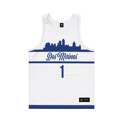 Drake - NCAA Women's Basketball : Mylea Monahan - White Basketball Jersey-0