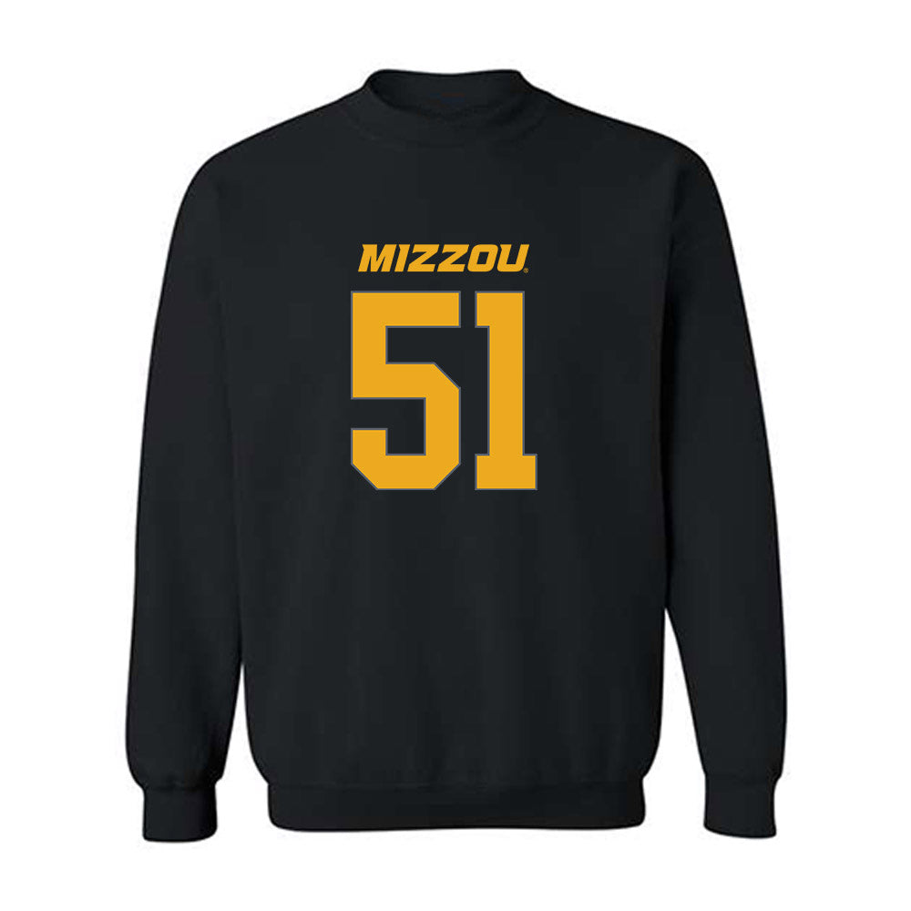 Missouri - NCAA Football : Luke Work - Crewneck Sweatshirt-0