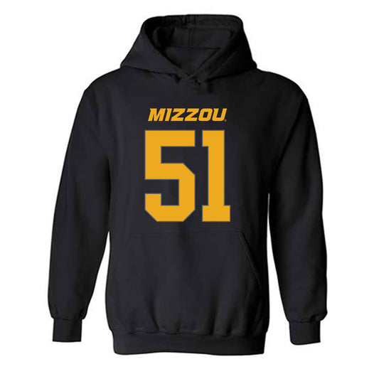 Missouri - NCAA Football : Luke Work - Hooded Sweatshirt-0