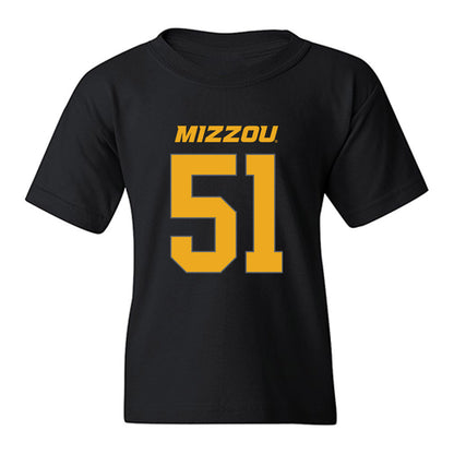 Missouri - NCAA Football : Luke Work - Youth T-Shirt-0