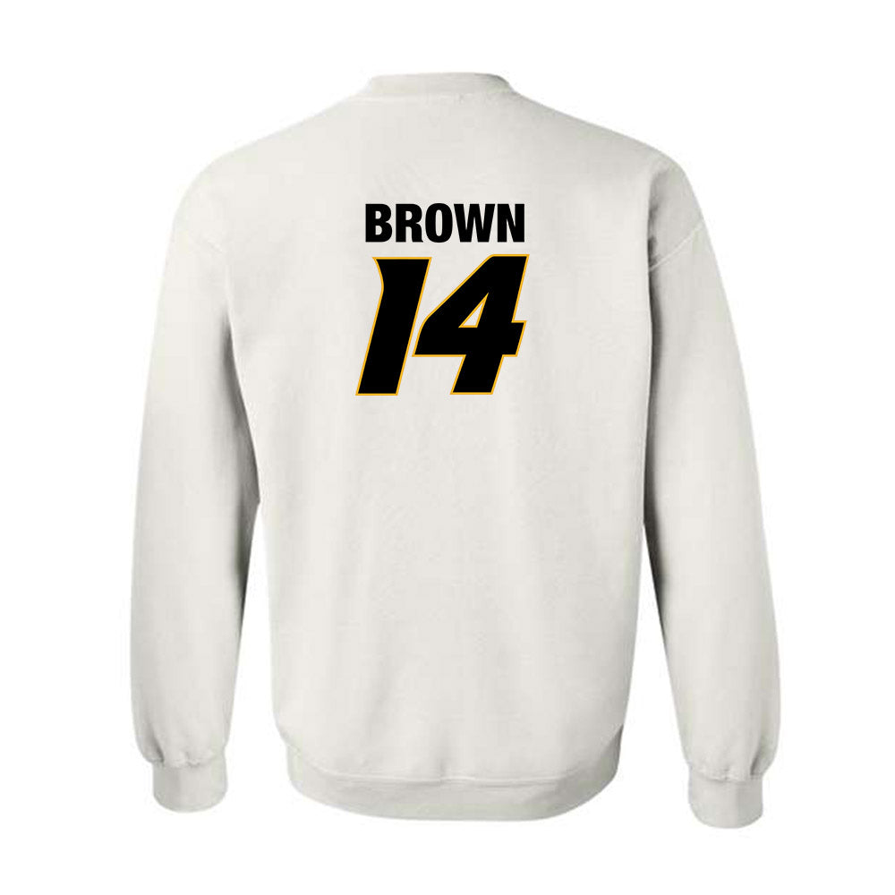 Missouri - NCAA Football : Brett Brown - Sports Shersey Crewneck Sweatshirt-1
