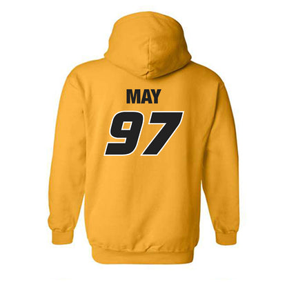 Missouri - NCAA Football : CJ May - Sports Shersey Hooded Sweatshirt-1