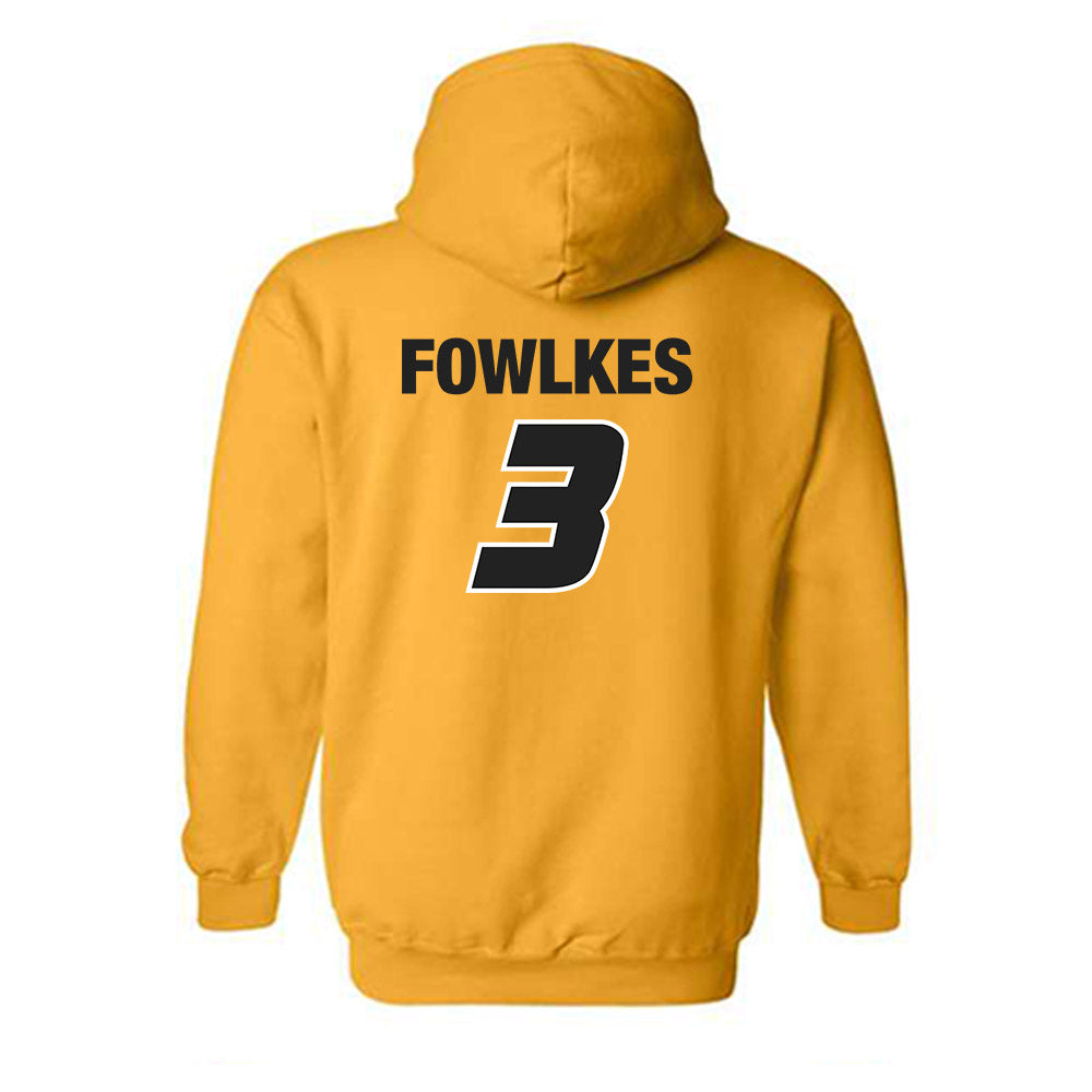 Missouri - NCAA Football : DaMarion Fowlkes - Sports Shersey Hooded Sweatshirt-1