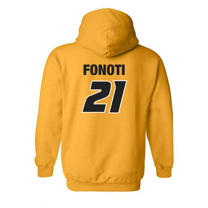 Missouri - NCAA Football : Malae Fonoti - Sports Shersey Hooded Sweatshirt-1