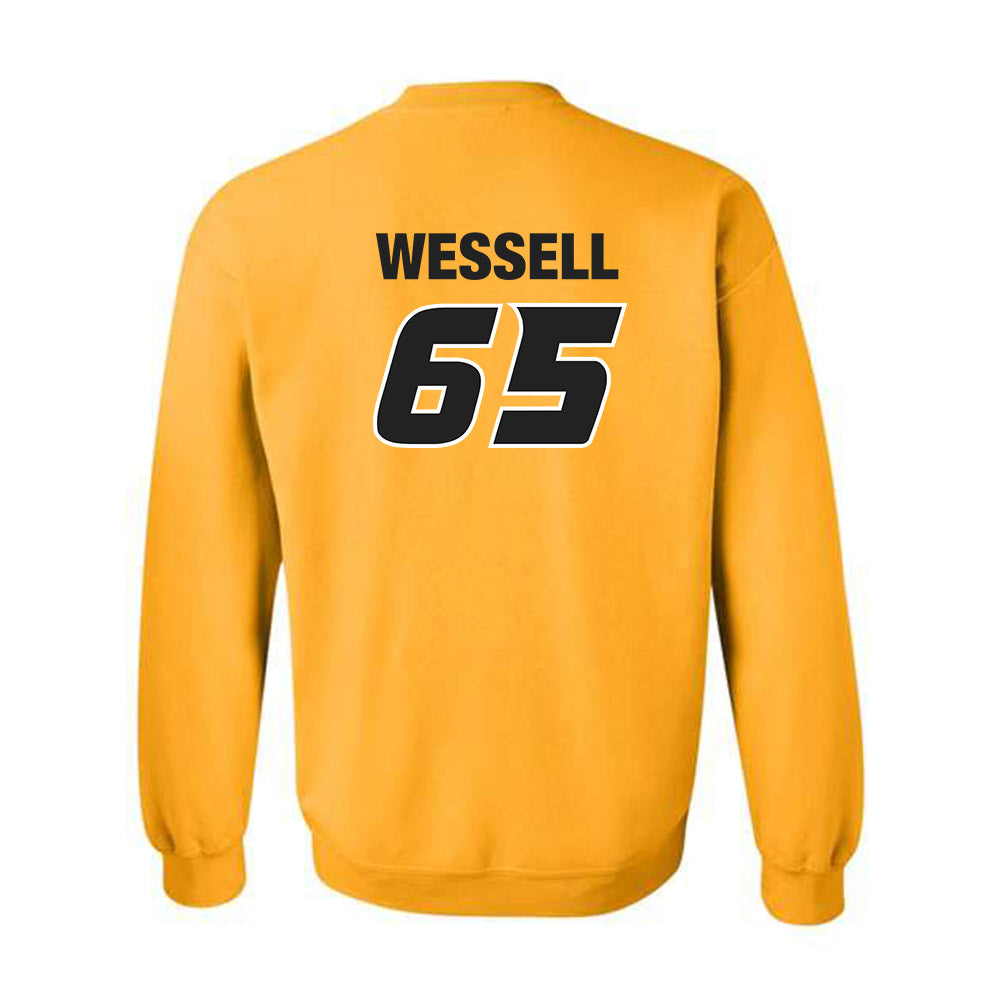 Missouri - NCAA Football : Brysen Wessell - Sports Shersey Crewneck Sweatshirt-1