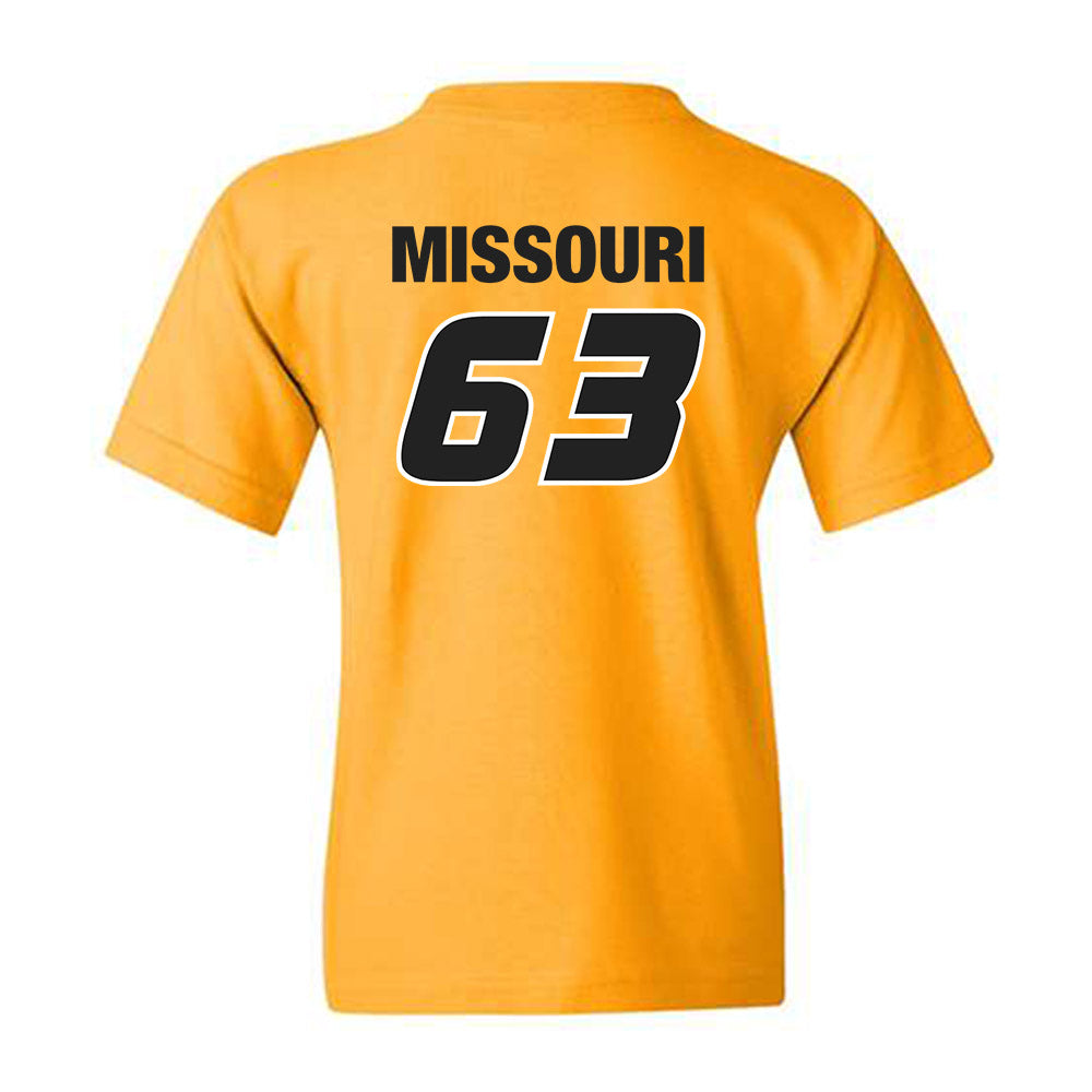 Missouri - NCAA Football : Chace Missouri - Sports Shersey Youth T-Shirt-1