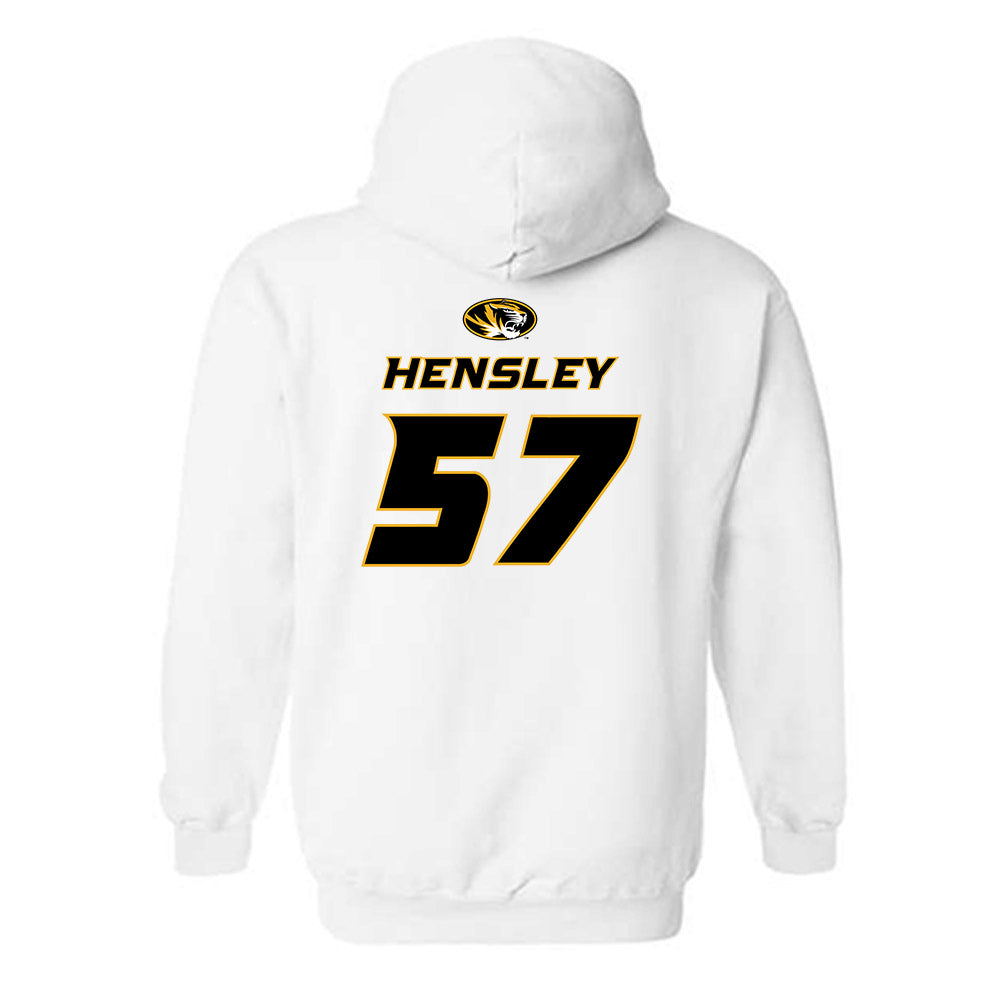 Missouri - NCAA Football : Mark Hensley - Replica Shersey Hooded Sweatshirt-1
