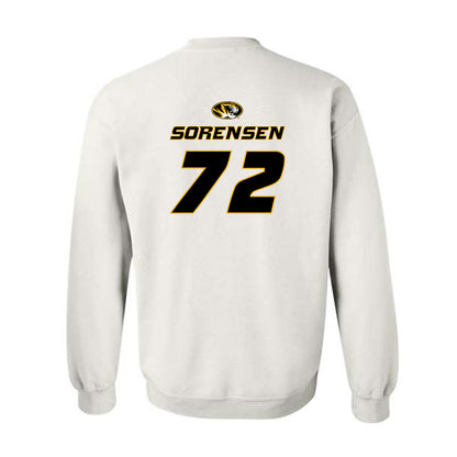 Missouri - NCAA Football : Colin Sorensen - Replica Shersey Crewneck Sweatshirt-1