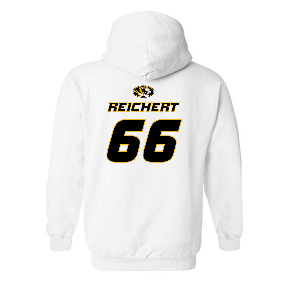 Missouri - NCAA Football : Logan Reichert - Replica Shersey Hooded Sweatshirt-1