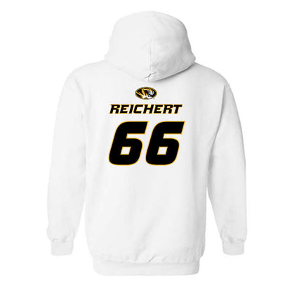 Missouri - NCAA Football : Logan Reichert - Replica Shersey Hooded Sweatshirt-1
