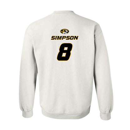 Missouri - NCAA Football : Donta Simpson - Replica Shersey Crewneck Sweatshirt-1