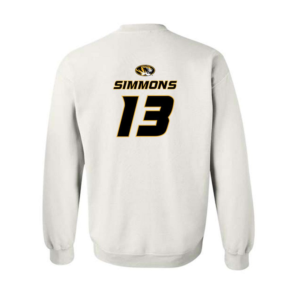 Missouri - NCAA Football : Austin Simmons - Replica Shersey Crewneck Sweatshirt-1