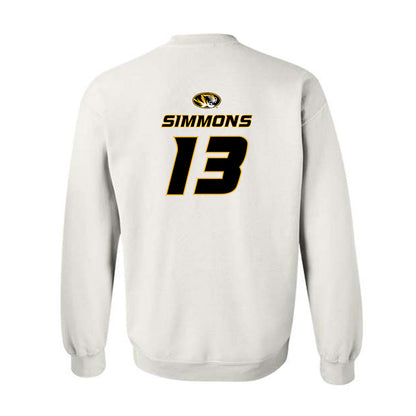 Missouri - NCAA Football : Austin Simmons - Replica Shersey Crewneck Sweatshirt-1