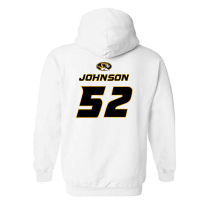 Missouri - NCAA Football : Demarcus Johnson - Replica Shersey Hooded Sweatshirt-1