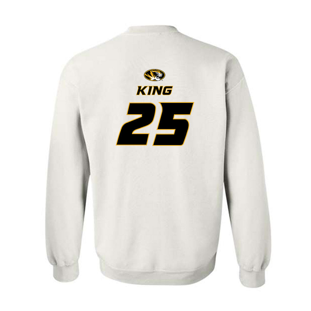 Missouri - NCAA Football : Jason King - Replica Shersey Crewneck Sweatshirt-1