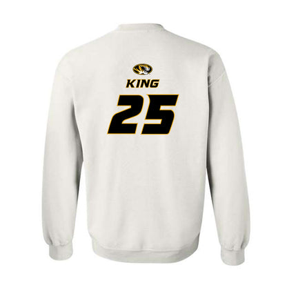 Missouri - NCAA Football : Jason King - Replica Shersey Crewneck Sweatshirt-1