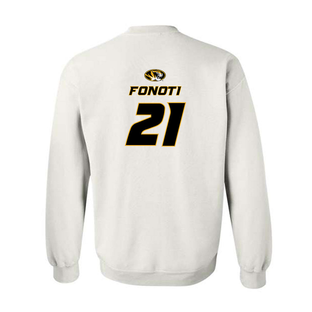 Missouri - NCAA Football : Malae Fonoti - Replica Shersey Crewneck Sweatshirt-1