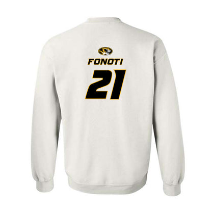 Missouri - NCAA Football : Malae Fonoti - Replica Shersey Crewneck Sweatshirt-1