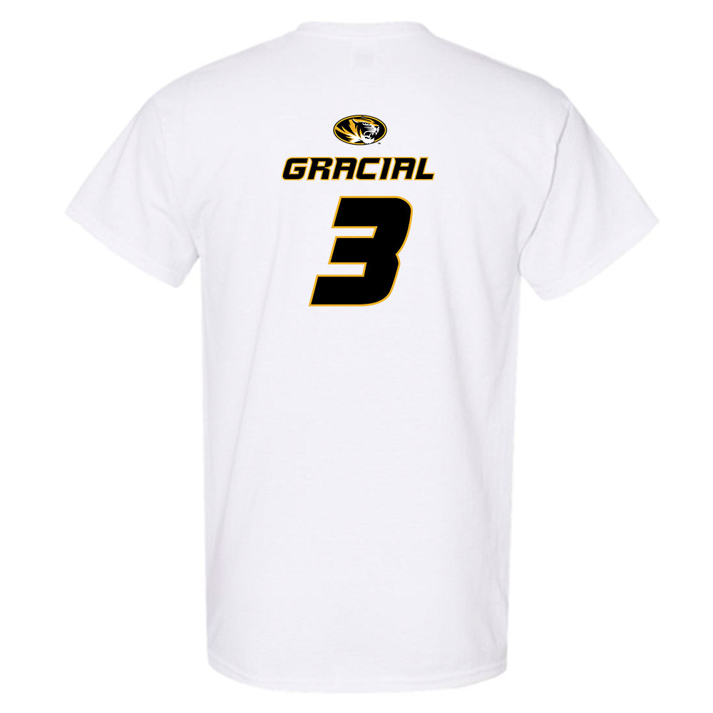 Missouri - NCAA Football : Marquis Gracial - Replica Shersey T-Shirt-1