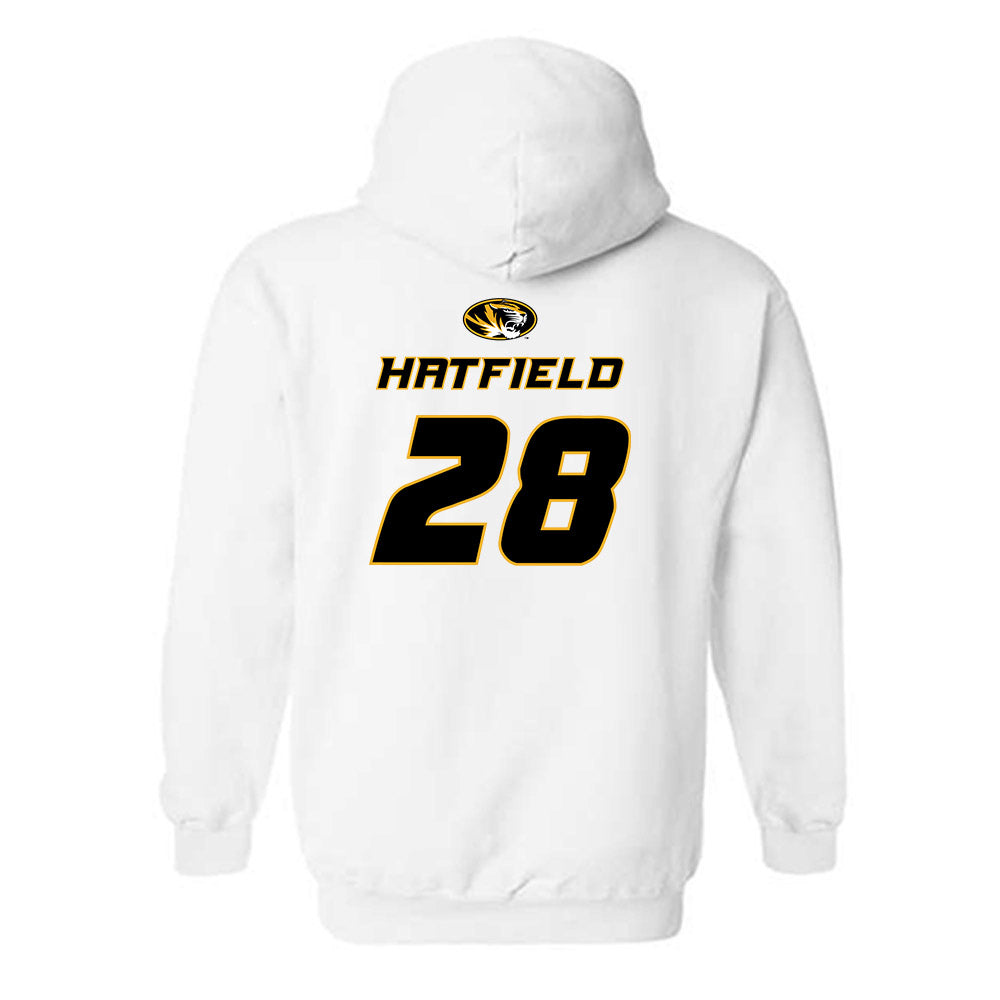 Missouri - NCAA Football : Preston Hatfield - Replica Shersey Hooded Sweatshirt-1