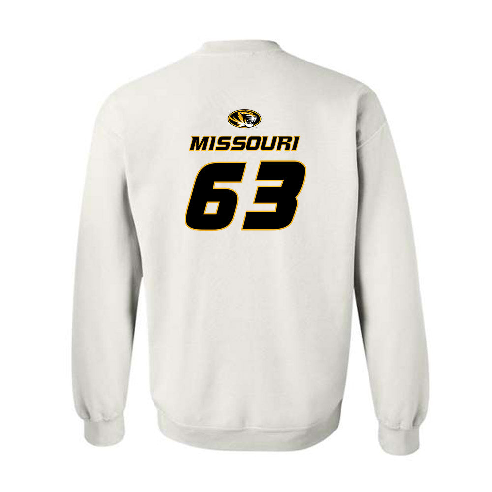 Missouri - NCAA Football : Chace Missouri - Replica Shersey Crewneck Sweatshirt-1