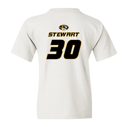 Missouri - NCAA Football : Carter Stewart - Replica Shersey Youth T-Shirt-1
