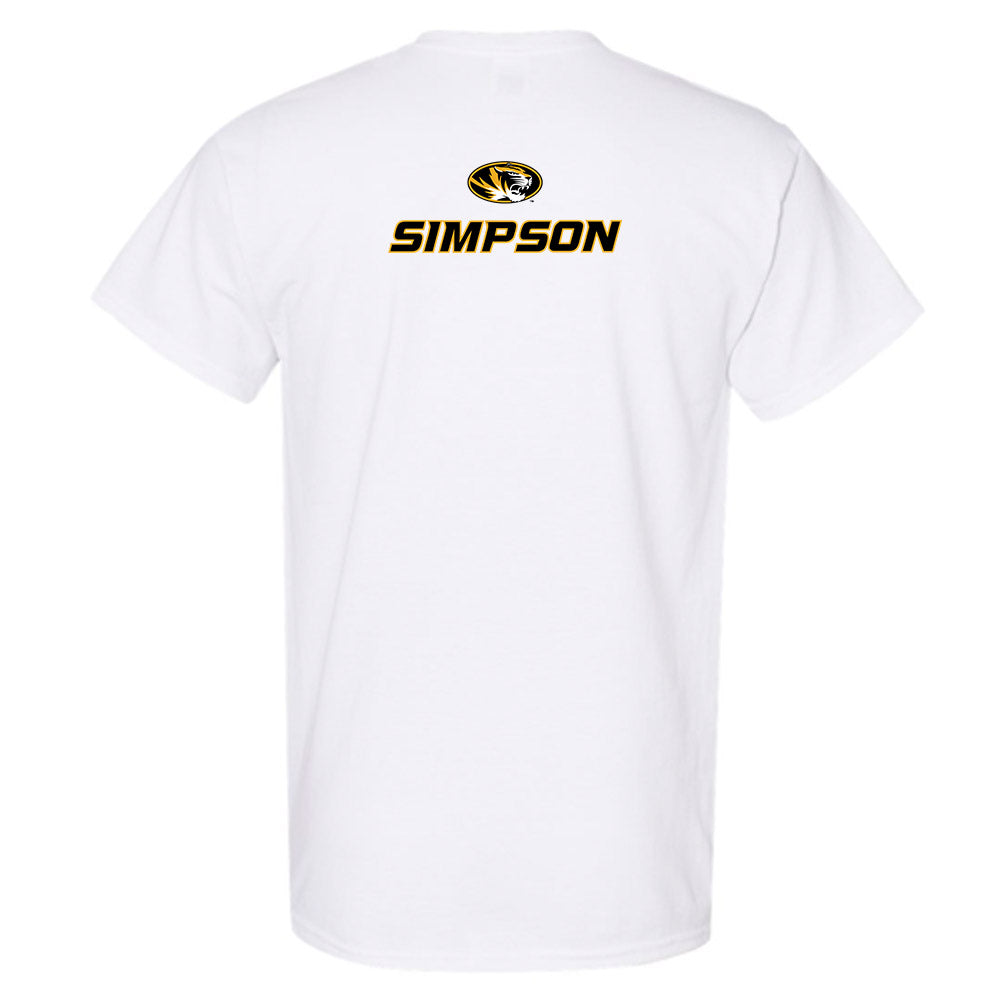 Missouri - NCAA Football : Donta Simpson - Replica Shersey T-Shirt-1