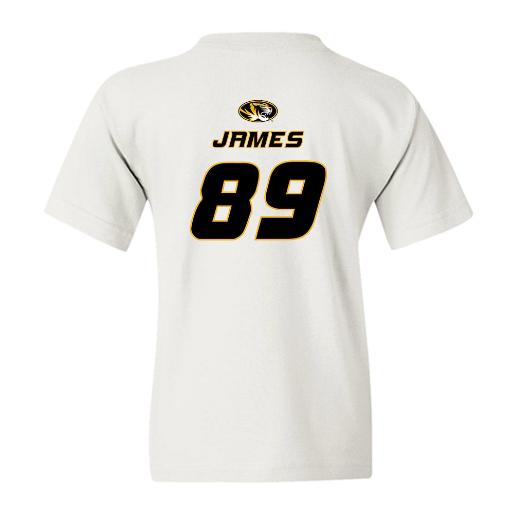 Missouri - NCAA Football : Jude James - Replica Shersey Youth T-Shirt-1
