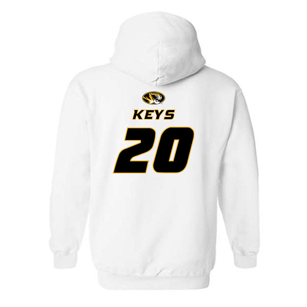 Missouri - NCAA Football : Cameron Keys - Replica Shersey Hooded Sweatshirt-1