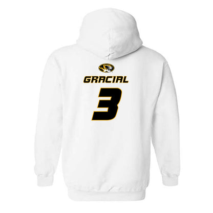 Missouri - NCAA Football : Marquis Gracial - Replica Shersey Hooded Sweatshirt-1