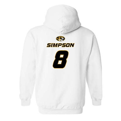 Missouri - NCAA Football : Donta Simpson - Replica Shersey Hooded Sweatshirt-1