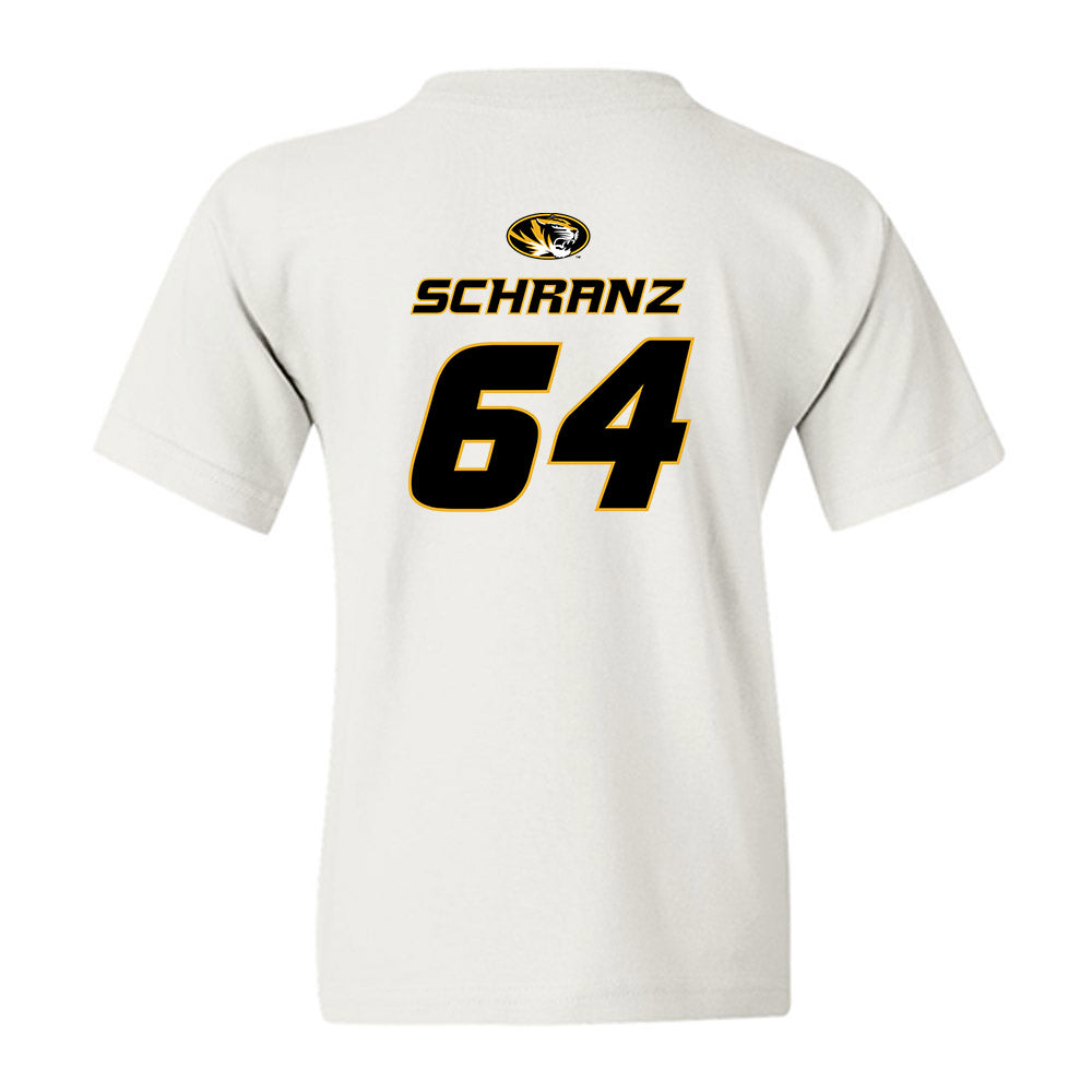 Missouri - NCAA Football : Joseph Schranz - Replica Shersey Youth T-Shirt-1