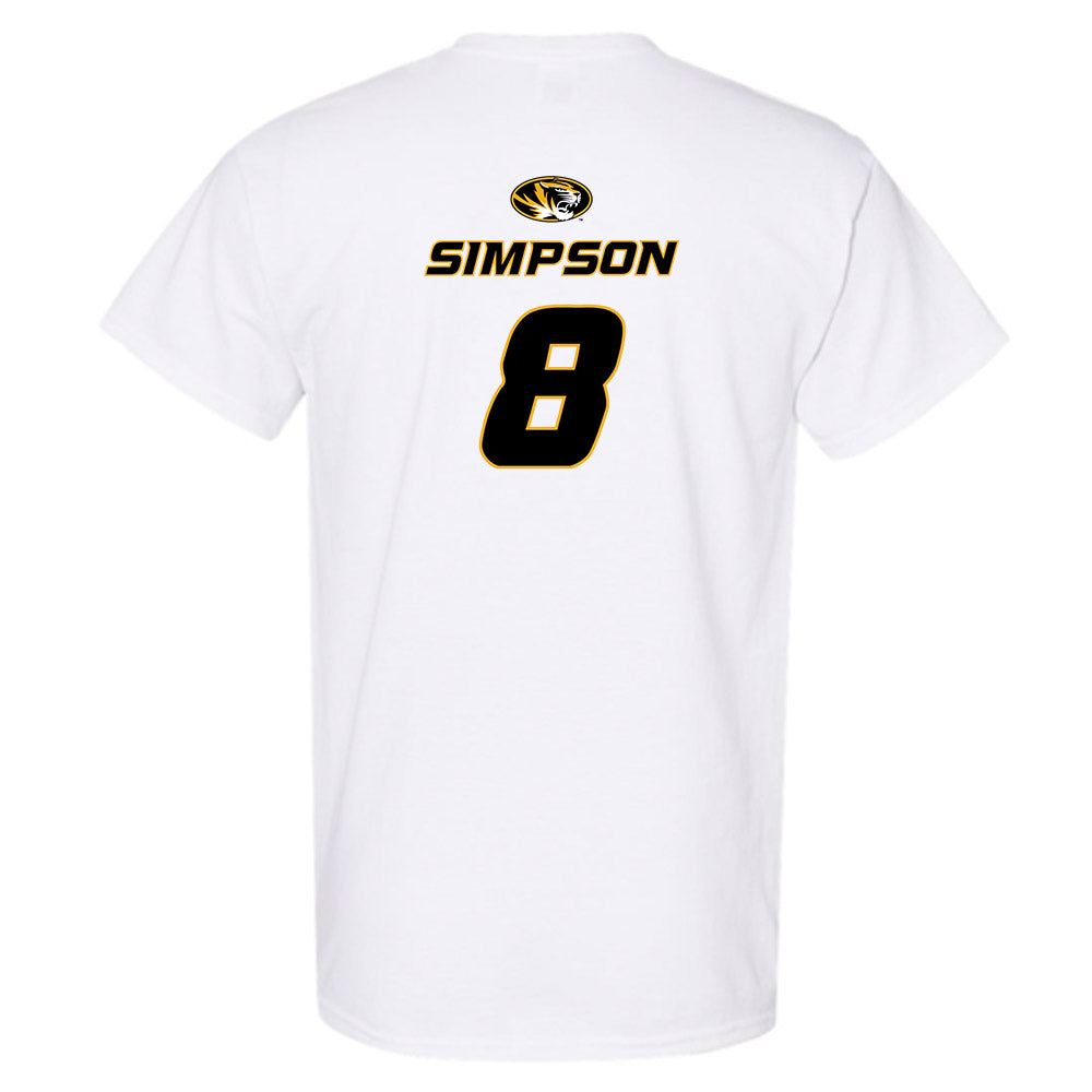 Missouri - NCAA Football : Donta Simpson - Replica Shersey T-Shirt-1