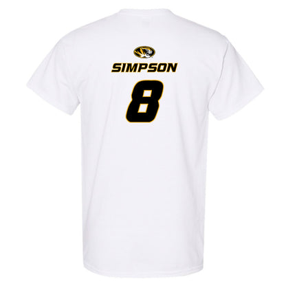 Missouri - NCAA Football : Donta Simpson - Replica Shersey T-Shirt-1