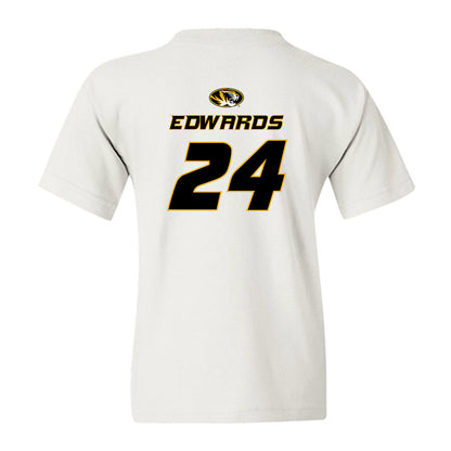 Missouri - NCAA Football : Xaishaun Edwards - Replica Shersey Youth T-Shirt-1