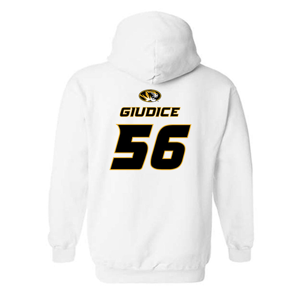 Missouri - NCAA Football : Dominick Giudice - Replica Shersey Hooded Sweatshirt-1