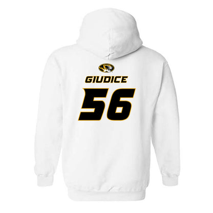 Missouri - NCAA Football : Dominick Giudice - Replica Shersey Hooded Sweatshirt-1