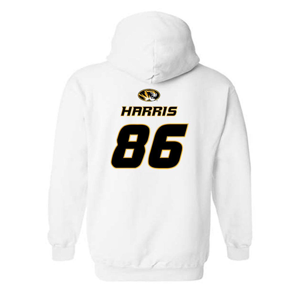 Missouri - NCAA Football : Jordon Harris - Replica Shersey Hooded Sweatshirt-1