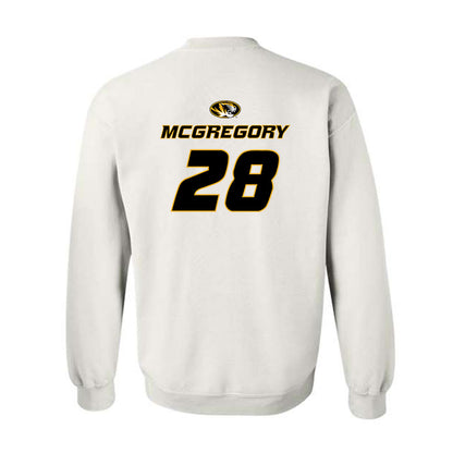 Missouri - NCAA Football : Jayden Mcgregory - Replica Shersey Crewneck Sweatshirt-1