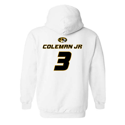 Missouri - NCAA Football : Kevin Coleman Jr - Replica Shersey Hooded Sweatshirt-1