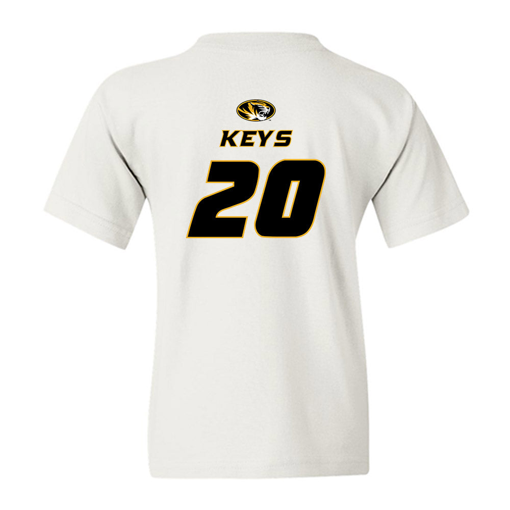 Missouri - NCAA Football : Cameron Keys - Replica Shersey Youth T-Shirt-1