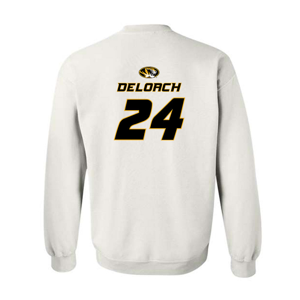 Missouri - NCAA Football : Nicholas DeLoach - Replica Shersey Crewneck Sweatshirt-1
