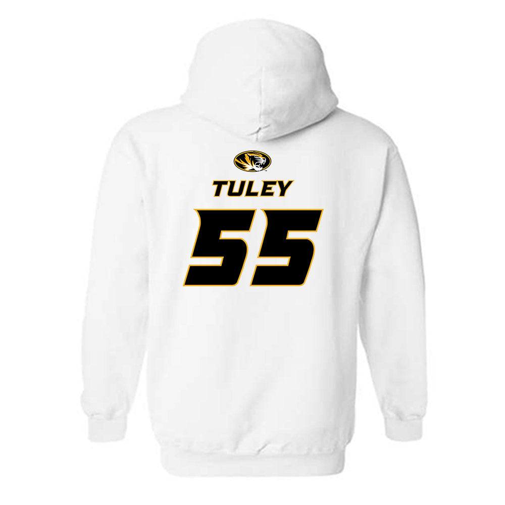 Missouri - NCAA Football : Cavan Tuley - Replica Shersey Hooded Sweatshirt-1