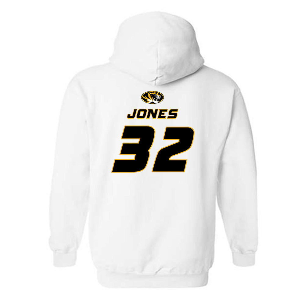 Missouri - NCAA Football : Brody Jones - Replica Shersey Hooded Sweatshirt-1